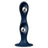 Satisfyer Plug Double Ball-R 17 x 3.5cm Bleu